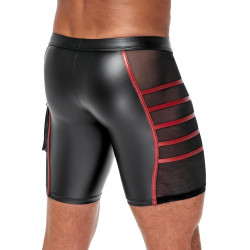 NEK Short avec zip Ormeto Noir-Rouge